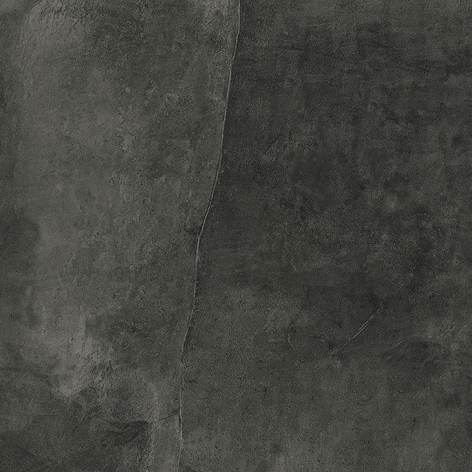 Meloso Anthracite Rectified Stone Effect Wall & Floor Tiles - 600 x 600mm  Profile Large Image