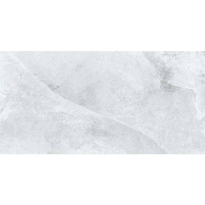 Meloso Grey Rectified Stone Effect Wall & Floor Tiles - 300 x 600mm  Feature Large Image