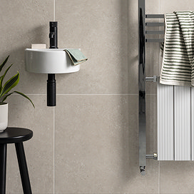 Merana Beige Limestone Effect Wall & Floor Tiles - 600 x 600mm