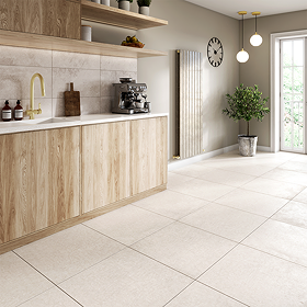 Merana Beige Stone Effect Wall & Floor Tiles - 600 x 600mm