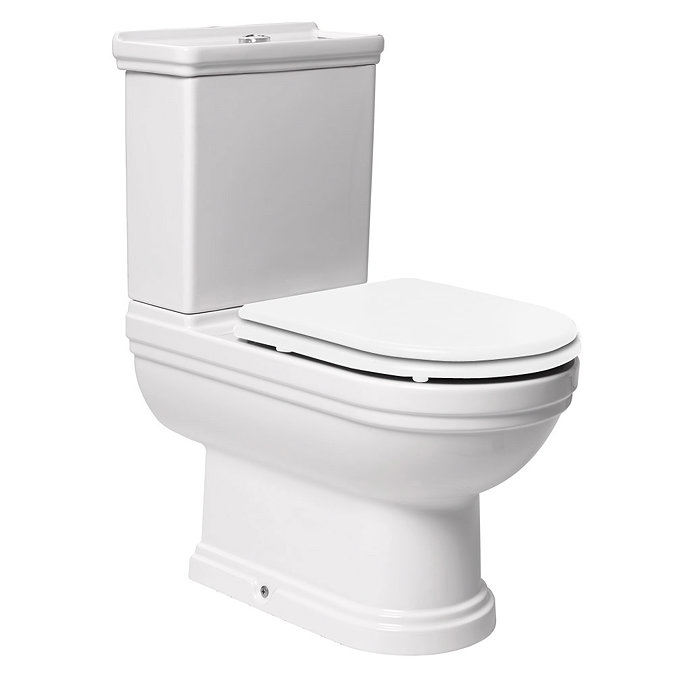 Mere - Aristo Bathroom Suite with White Soft Close Seat Feature Large Image