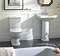 Mere - Aristo Bathroom Suite with White Soft Close Seat Large Image