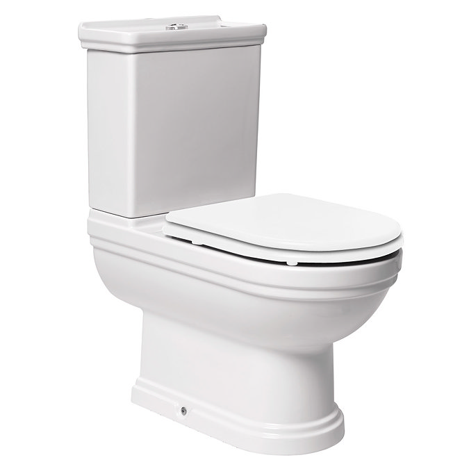 Mere - Aristo Traditional Toilet with White Seat Large Image