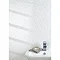 Mere Reef 1m Wide PVC Wall Panel - Galaxy White  Profile Large Image