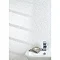 Mere Reef 1m Wide PVC Wall Panel - Galaxy White Profile Large Image