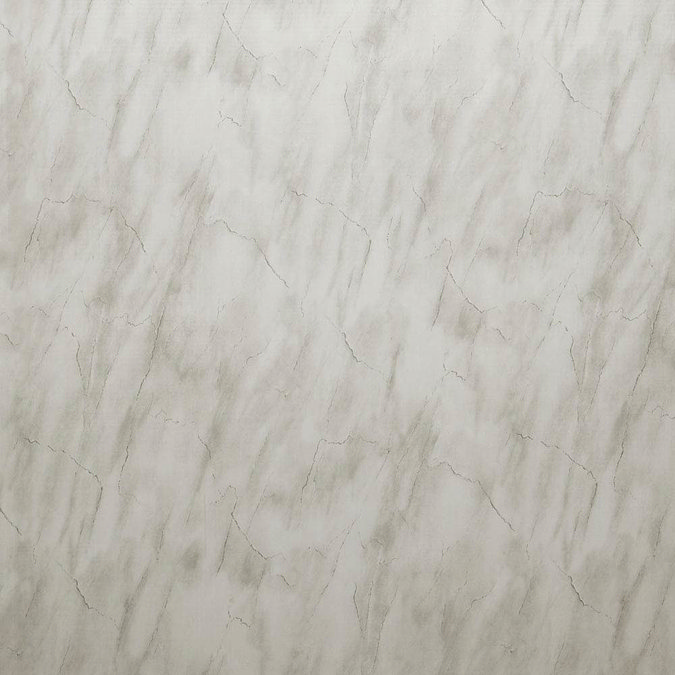 Mere Reef 1m Wide PVC Wall Panel - Light Carrera Marble Gloss Large Image