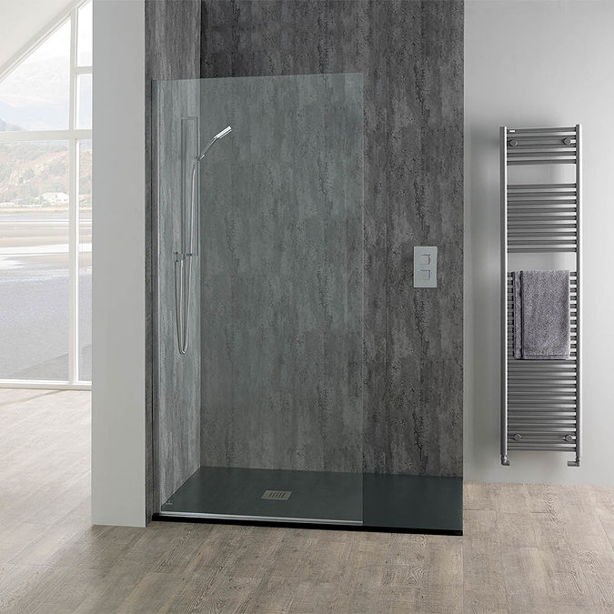 Mere Reef 1m Wide PVC Wall Panel - Space Grey  Profile Large Image