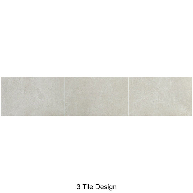 Mere Reef Beige Stone Interlock 3 Tile Effect Wall Panels (Pack of 8)  Feature Large Image