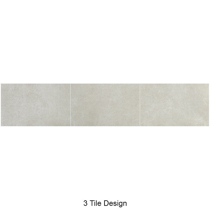 Mere Reef Beige Stone Interlock 3 Tile Effect Wall Panels (Pack of 8) Feature Large Image