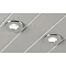 Mere Reef PVC Ceiling Panels (Pack of 5) - Silver Strip White Gloss  Profile Large Image