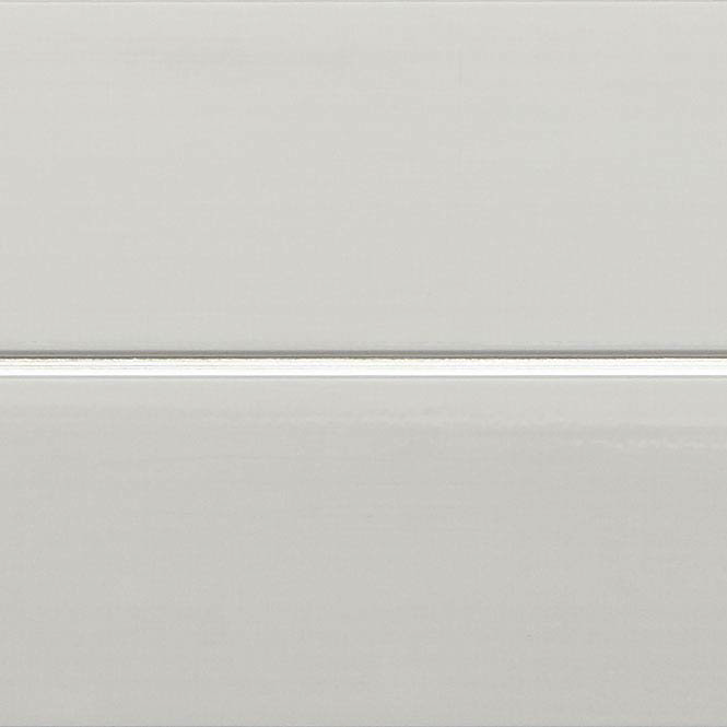 Mere Reef PVC Ceiling Panels (Pack of 5) - Silver Strip White Gloss Large Image