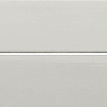 Mere Reef PVC Ceiling Panels (Pack of 5) - Silver Strip White Gloss  Profile Large Image