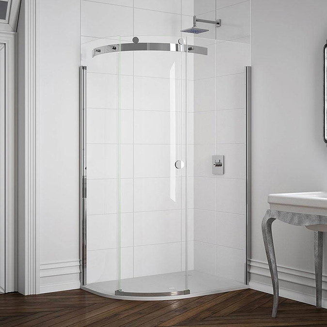 Merlyn 10 Series 1200 x 800mm LH 1 Door Offset Quadrant Enclosure Profile Large Image