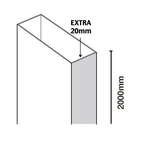 Merlyn 10 Series Pivot Extension Profile Large Image