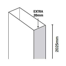 Merlyn 10 Series Pivot Hinged Side Extension Profile Large Image
