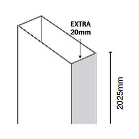Merlyn 10 Series Pivot Hinged Side Extension Profile Large Image