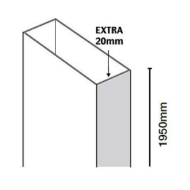 Merlyn 10 Series Sliding Door Extension Profile Large Image
