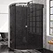 Merlyn 10 Series 1200 x 900mm LH Smoked Black Glass 1 Door Offset Quadrant Enclosure Large Image
