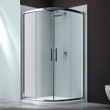 Merlyn 6 Series 2 Door Quadrant Shower Enclosure - 1000 x 1000mm  Profile Large Image