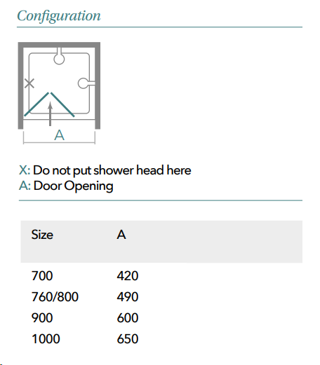 Merlyn 6 Series Bifold Shower Door