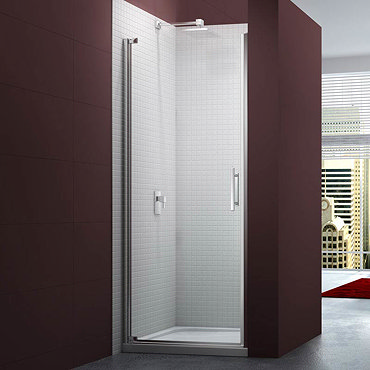 Merlyn 6 Series Frameless Pivot Shower Door  Profile Large Image