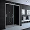 Merlyn 8 Series Colour Sliding Shower Door - Matt White Large Image