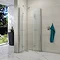 Merlyn 8 Series Double Folding Wetroom Screen Enclosure  Profile Large Image