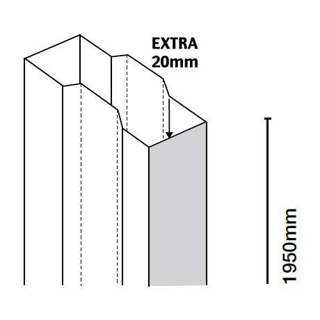 Merlyn 8 Series Extension Profile Large Image