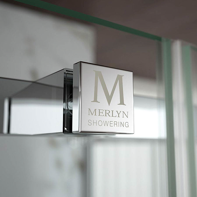 Merlyn 8 Series Frameless 1 Door Offset Quadrant Enclosure (1000 x 800mm)  Profile Large Image