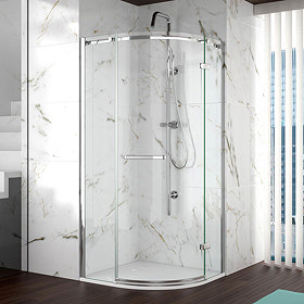 Merlyn 8 Series Frameless 1 Door Quadrant Enclosure (1000 x 1000mm)