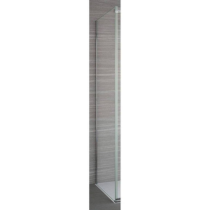 Merlyn 8 Series Frameless Hinge & Inline Side Panel