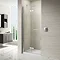 Merlyn 8 Series Frameless Hinged Bifold Shower Door Large Image