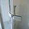 Merlyn 8 Series Walk In Enclosure with Hinged Swivel & End Panel - 1200 x 800mm Profile Large Image