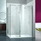 Merlyn 8 Series Walk In Enclosure with Swivel & End Panel - 1200 x 900mm