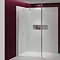 Merlyn 8 Series Wetroom Panel with Vertical Post Large Image