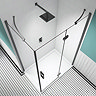 Merlyn Black Hinge & Inline Shower Door  Profile Large Image