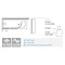 Merlyn Curtain Rail Bath Screen (300 x 1500mm) Profile Large Image