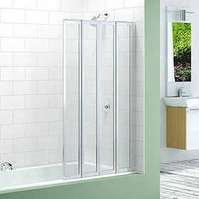 Merlyn Four Fold Bath Screen (850 x 1400mm) Large Image