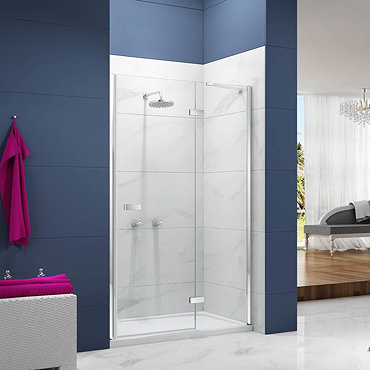 Merlyn Ionic Essence Hinge & Inline Shower Door  Profile Large Image