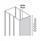 Merlyn Ionic Essence Sliding & Quad Door Extension Profile Large Image