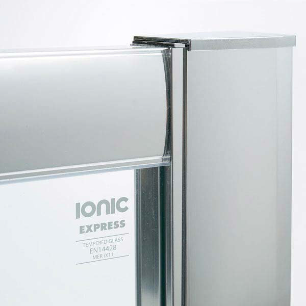 Merlyn Ionic Express 2 Door Offset Quadrant Enclosure (1000 x 800mm)  In Bathroom Large Image