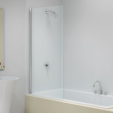 Merlyn Ionic Fixed Square Bath Screen (800 x 1500mm)  Profile Large Image