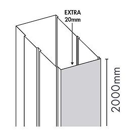 Merlyn Ionic Gravity Sliding & Quadrant Door Extension Profile Large Image