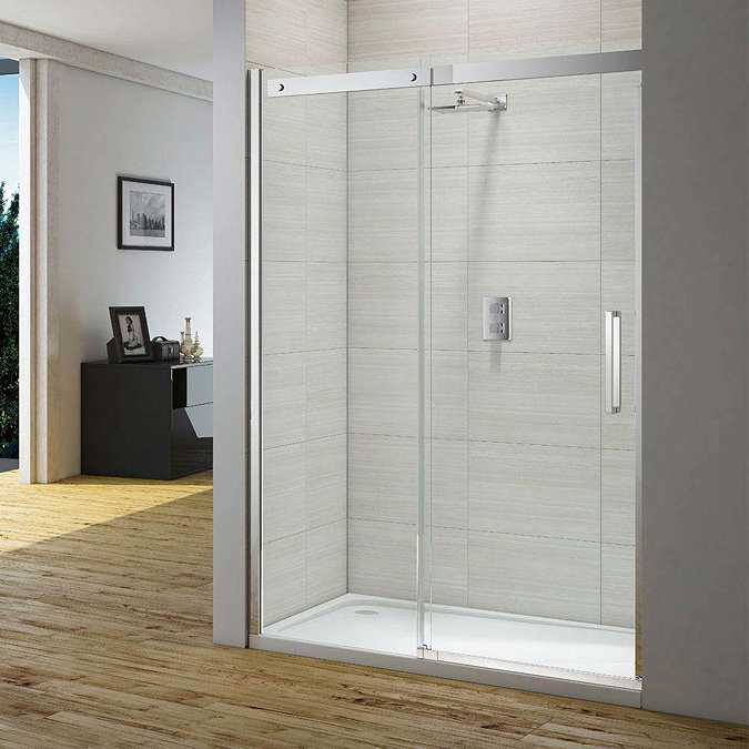 Merlyn Ionic Gravity Sliding Shower Door Large Image