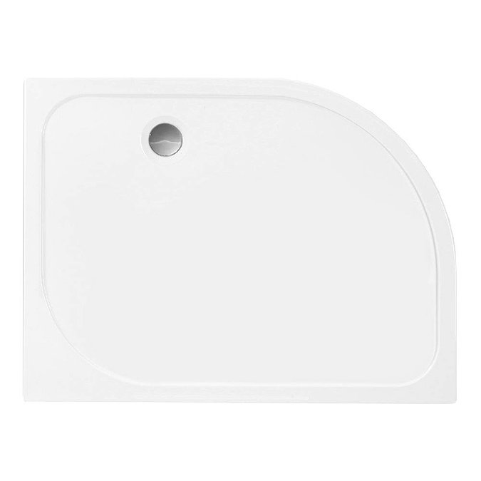 Merlyn MStone Offset Quadrant Shower Tray - Left Hand Large Image