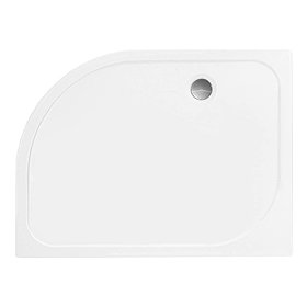 Merlyn MStone Offset Quadrant Shower Tray - Right Hand Large Image