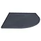 Merlyn Truestone Quandrant Shower Tray - Slate Black - 900 x 900mm Large Image