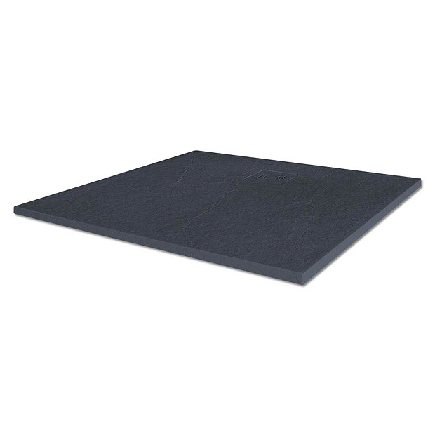 Merlyn Truestone Square Shower Tray - Slate Black - 900 x 900mm