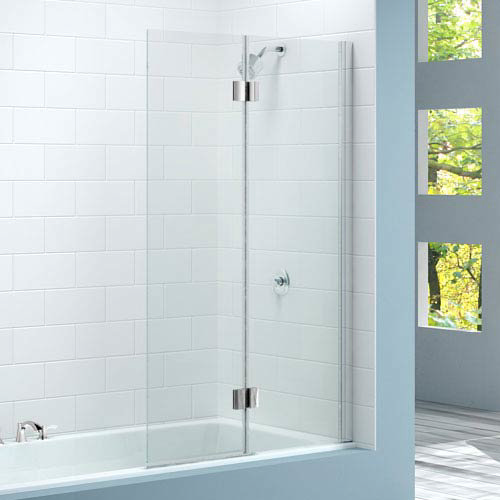 Merlyn Two Panel Hinged Bath Screen (900 x 1500mm) Large Image