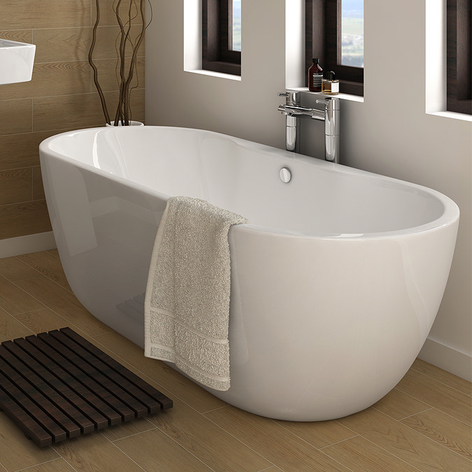 Metro 1655 Free Standing Modern Bath Profile Large Image